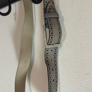 Mens grey belt size 36